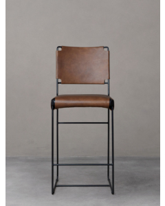Gaucho Counter Stool | Brown Leather