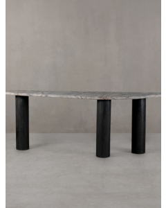 Nobu Marble Console | Forest Brown