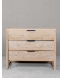 Spati Pedestal 3-drawer | Oak WBB Natural
